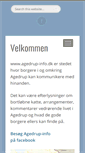 Mobile Screenshot of agedrup-info.dk